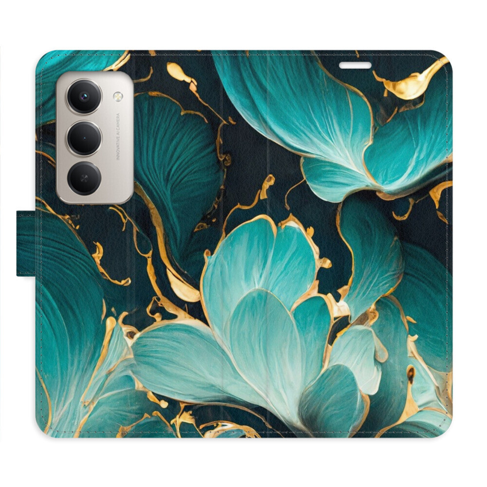 Flipové puzdro iSaprio - Blue Flowers 02 - Xiaomi Redmi 15