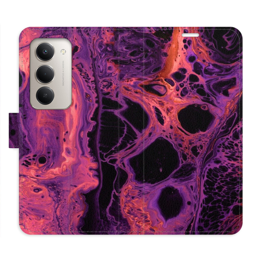 Flipové puzdro iSaprio - Abstract Dark 02 - Xiaomi Redmi 15