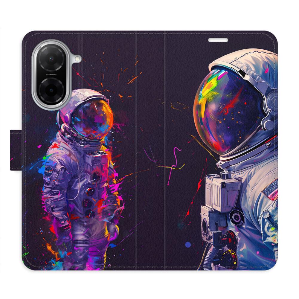 Flipové puzdro iSaprio - Neon Astronaut 02 - Xiaomi Redmi A5