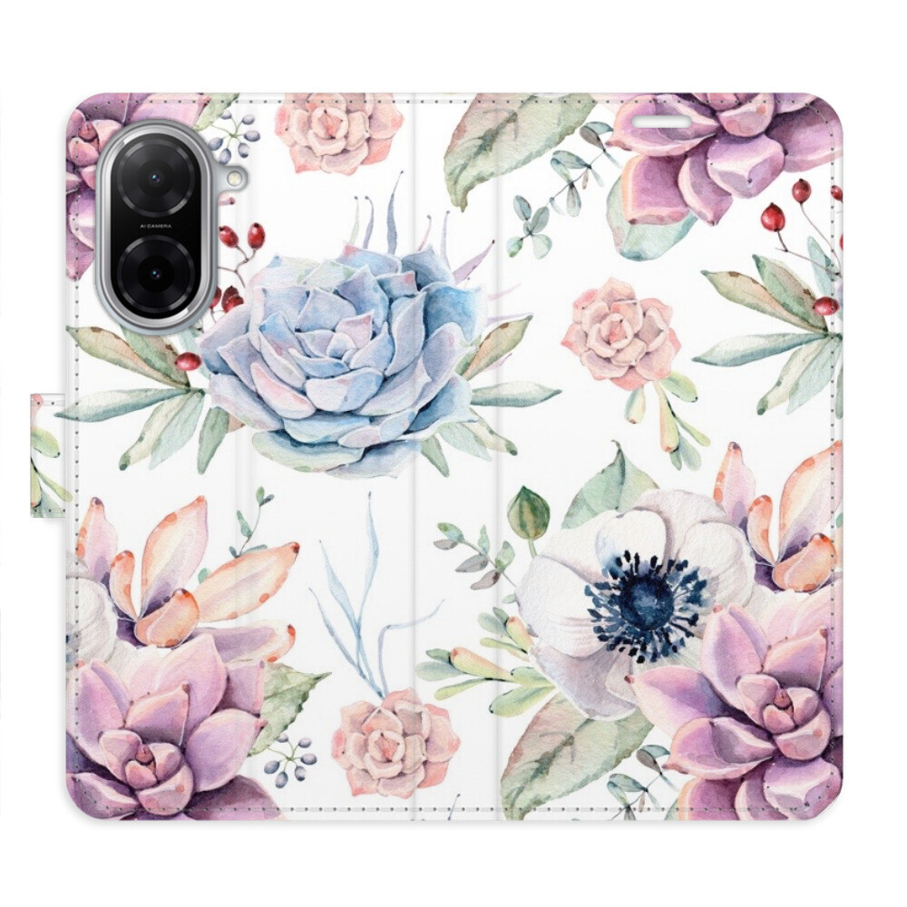 Flipové puzdro iSaprio - Succulents Pattern - Xiaomi Redmi A5