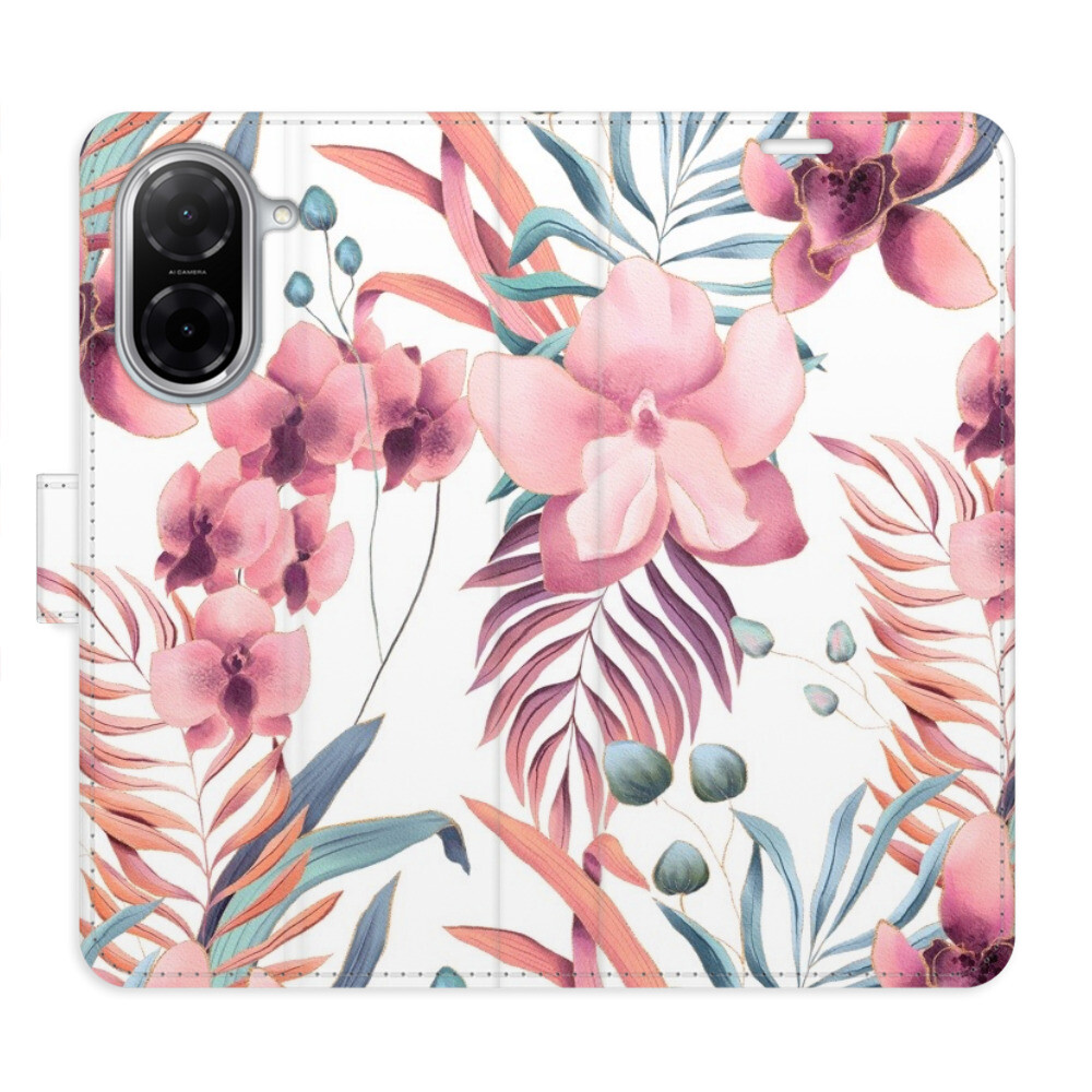 Flipové puzdro iSaprio - Pink Flowers 02 - Xiaomi Redmi A5