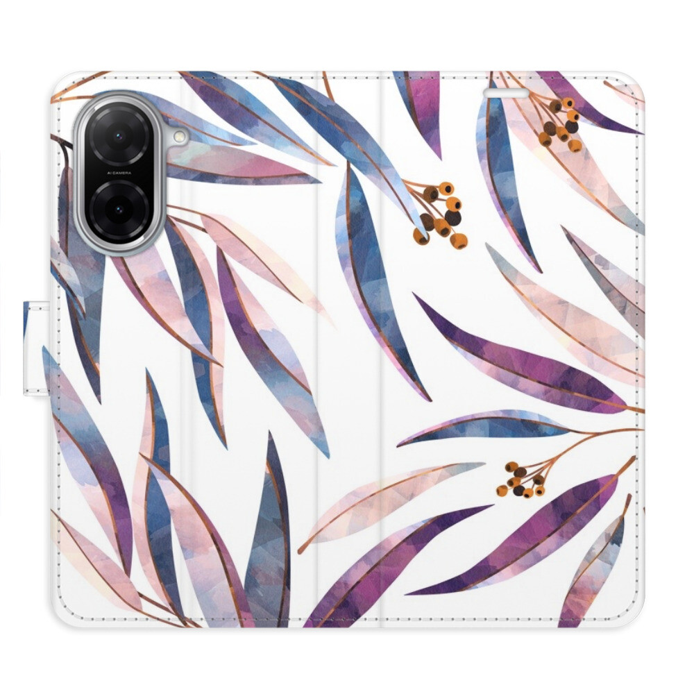 Flipové puzdro iSaprio - Ornamental Leaves - Xiaomi Redmi A5