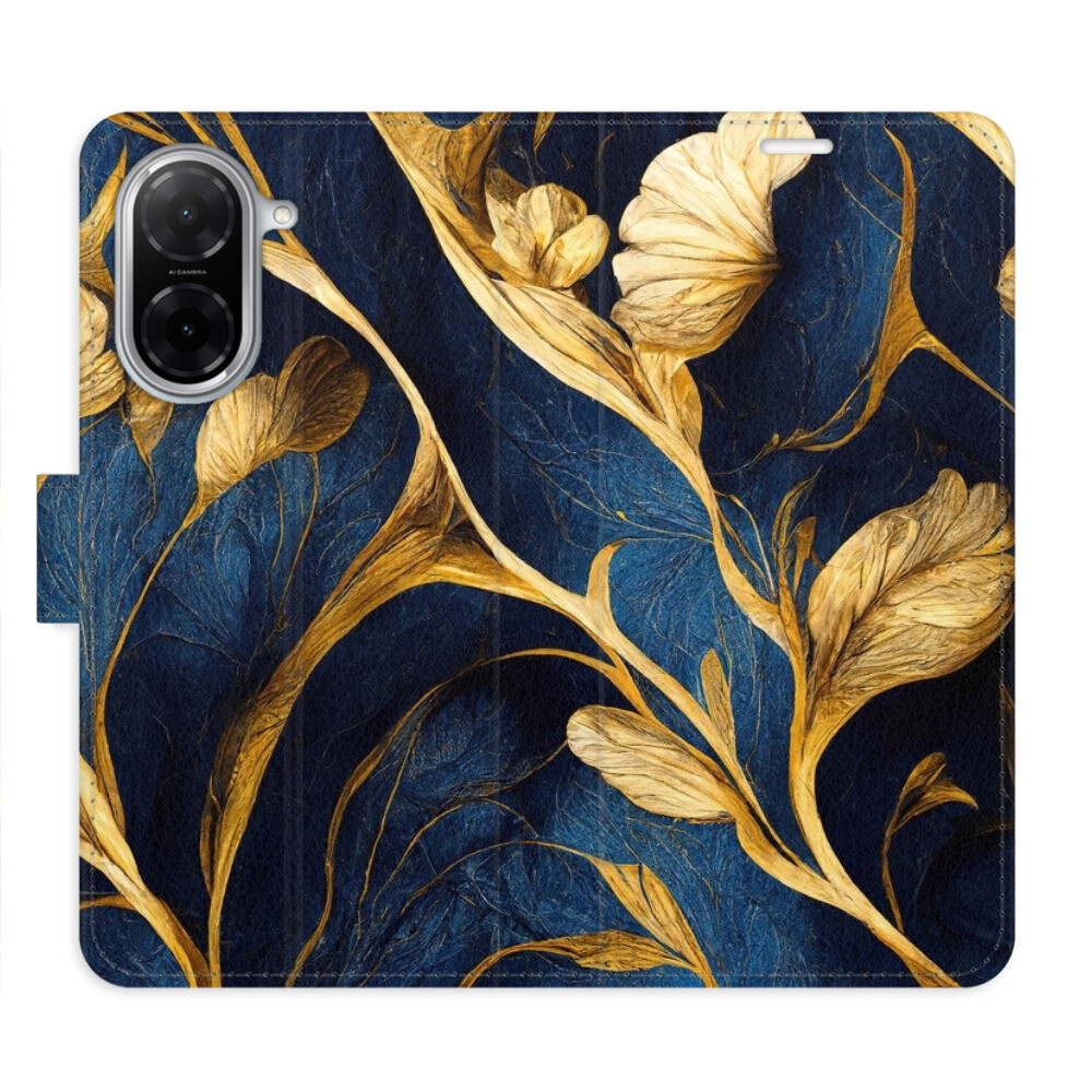 Flipové puzdro iSaprio - GoldBlue - Xiaomi Redmi A5