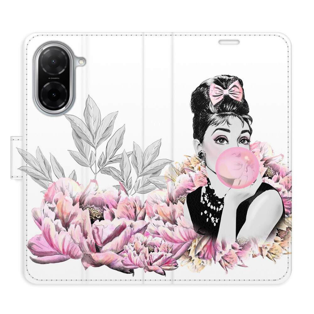 Flipové puzdro iSaprio - Girl with bubble - Xiaomi Redmi A5