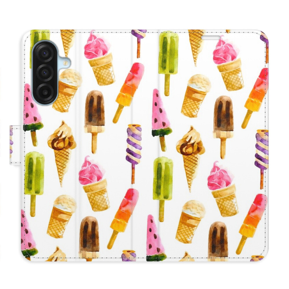 Flipové puzdro iSaprio - Ice Cream Pattern - Samsung Galaxy A17 / A17 5G