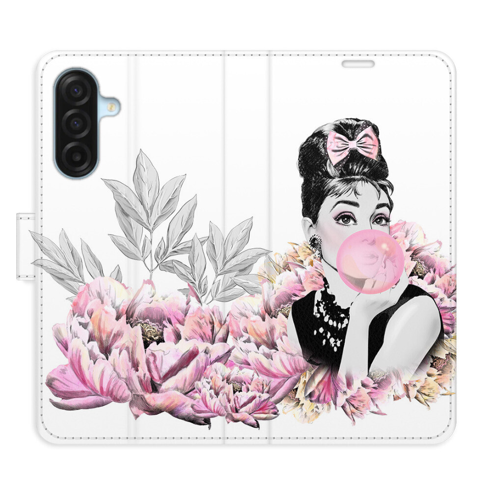 Flipové puzdro iSaprio - Girl with bubble - Samsung Galaxy A17 / A17 5G