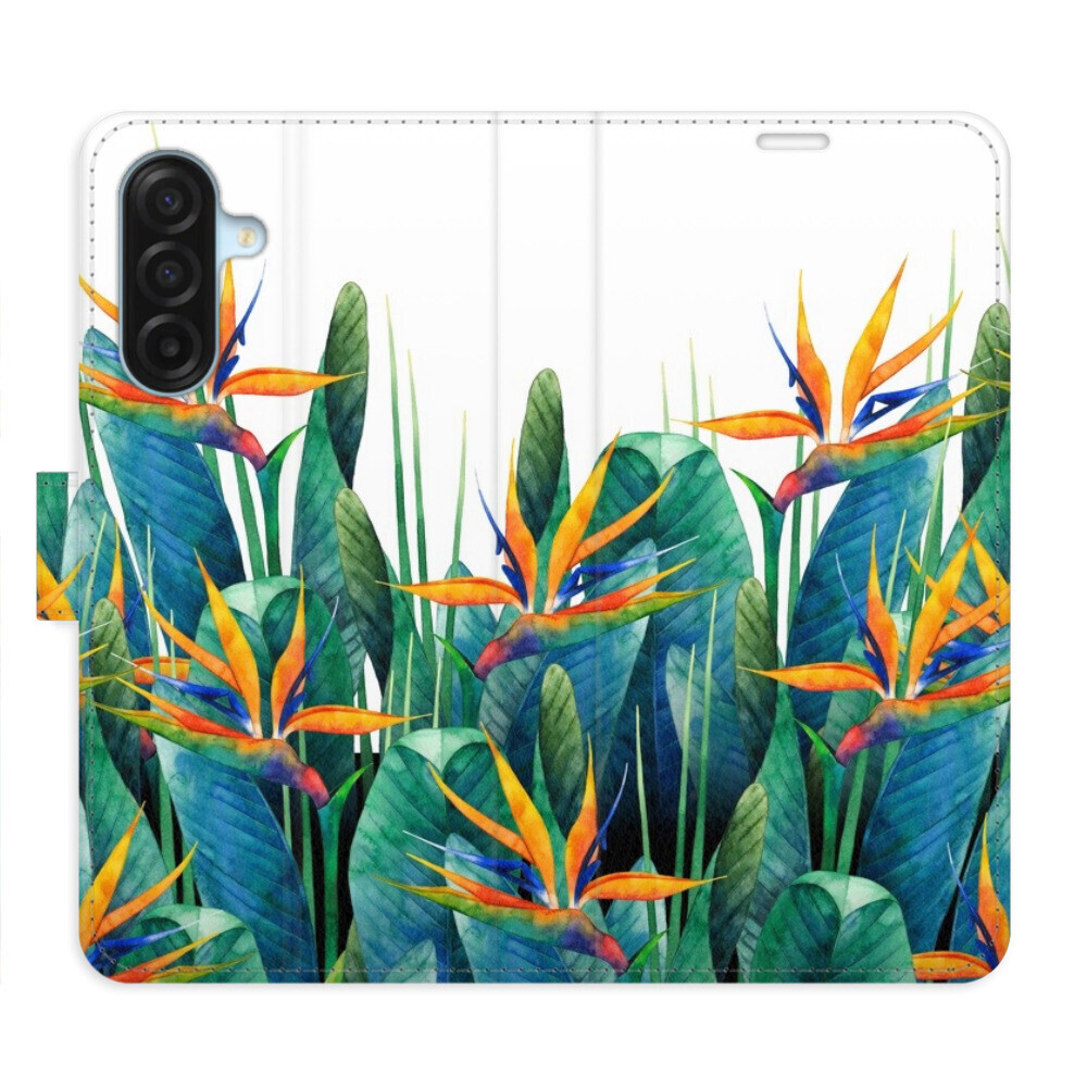 Flipové puzdro iSaprio - Exotic Flowers 02 - Samsung Galaxy A17 / A17 5G