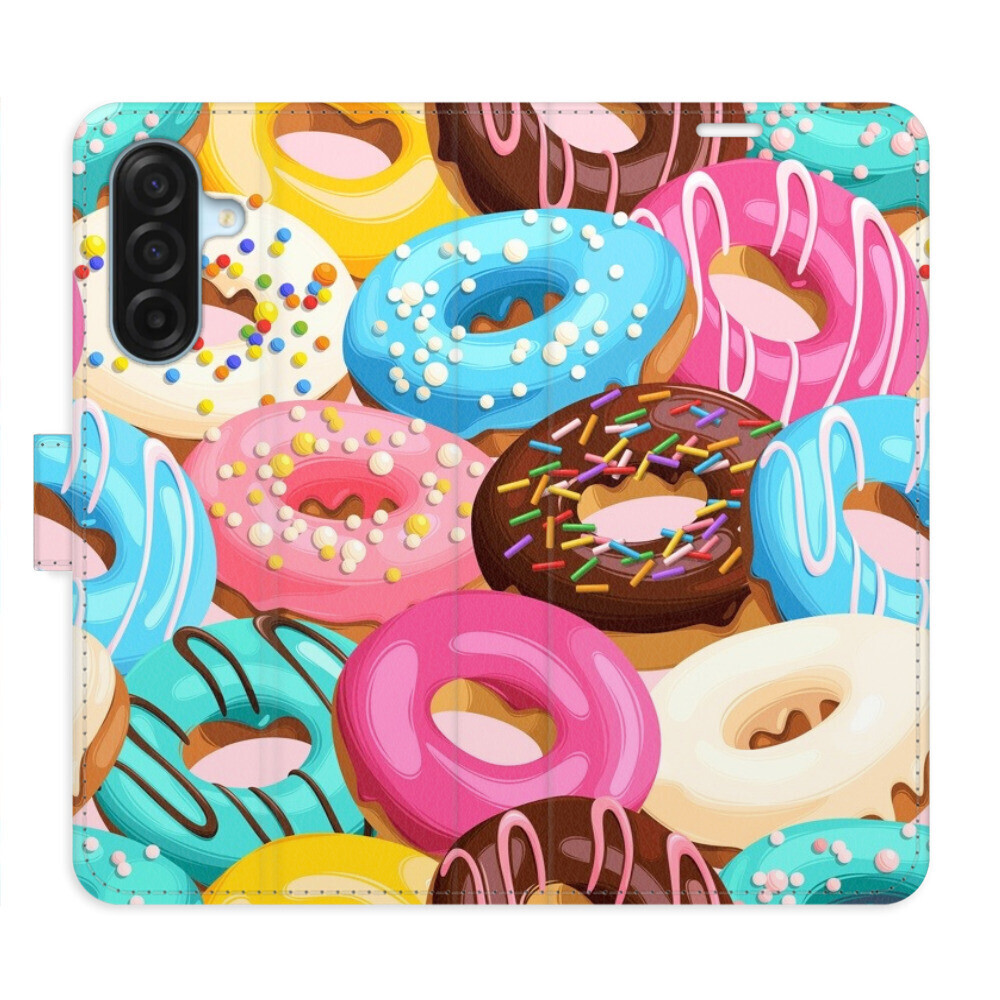 Flipové puzdro iSaprio - Donuts Pattern 02 - Samsung Galaxy A17 / A17 5G