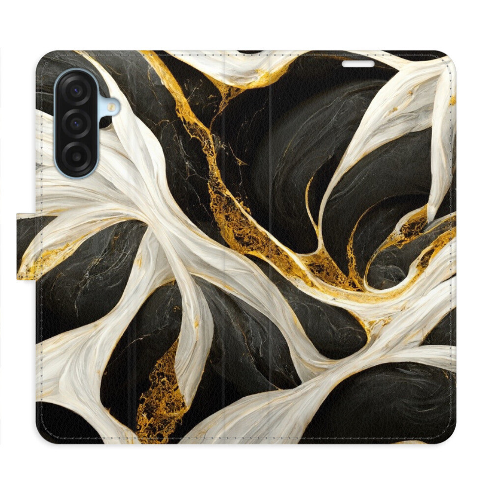Flipové puzdro iSaprio - BlackGold Marble - Samsung Galaxy A17 / A17 5G