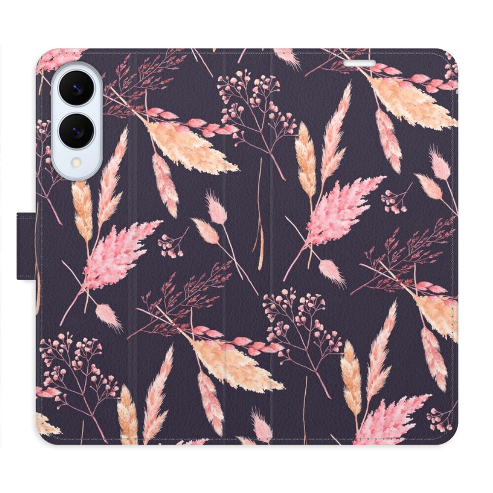 Flipové puzdro iSaprio - Ornamental Flowers 02 - Samsung Galaxy S25 Edge