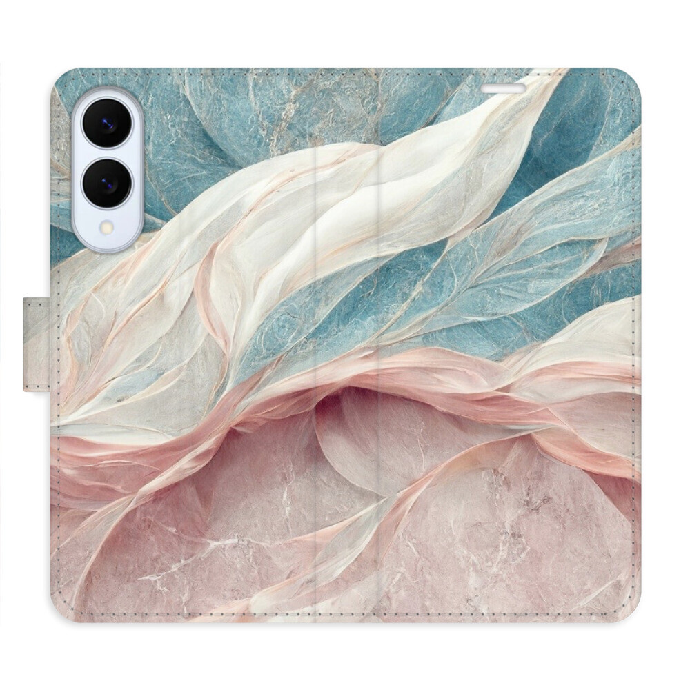 Flipové puzdro iSaprio - Old Leaves 03 - Samsung Galaxy S25 Edge