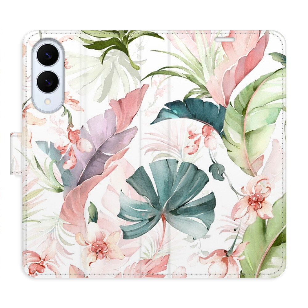 Flipové puzdro iSaprio - Flower Pattern 07 - Samsung Galaxy S25 Edge