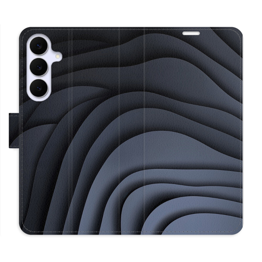 Flipové puzdro iSaprio - Dark Waves - Samsung Galaxy S25 FE