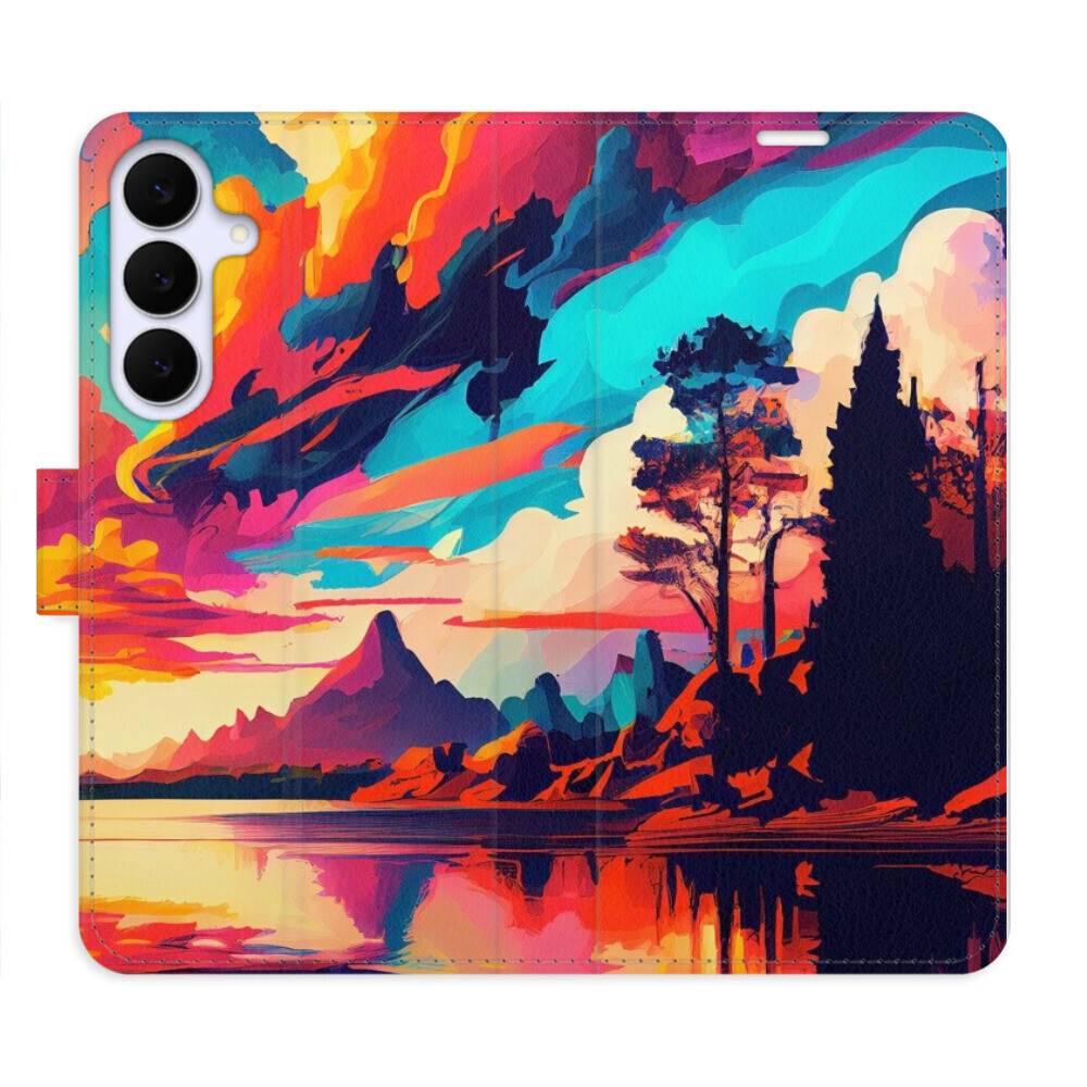 Flipové puzdro iSaprio - Colorful Mountains 02 - Samsung Galaxy S25 FE