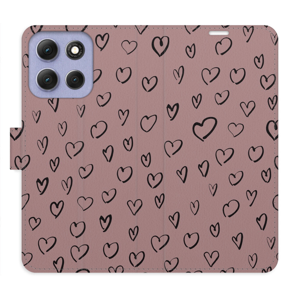 Flipové puzdro iSaprio - Heart Dark 02 - Motorola Moto G86 5G
