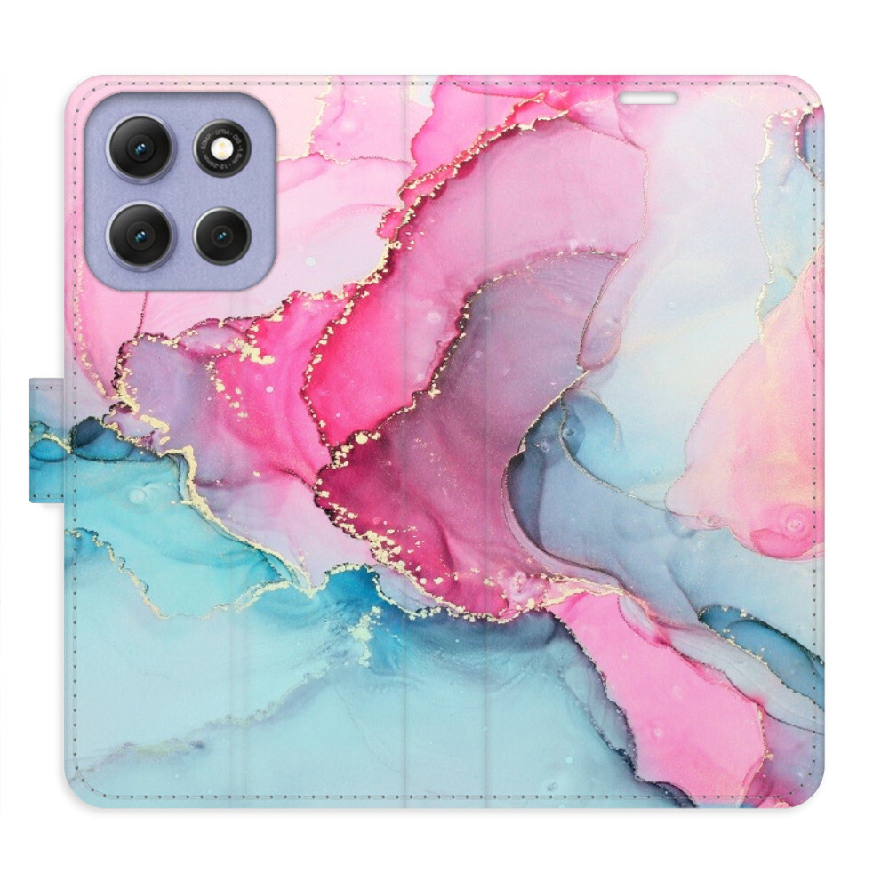 Flipové puzdro iSaprio - PinkBlue Marble - Motorola Moto G86 5G