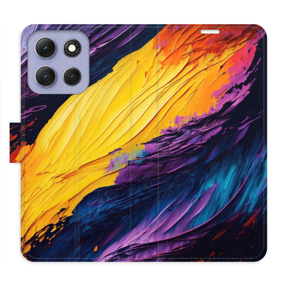 Flipové puzdro iSaprio - Fire Paint - Motorola Moto G86 5G