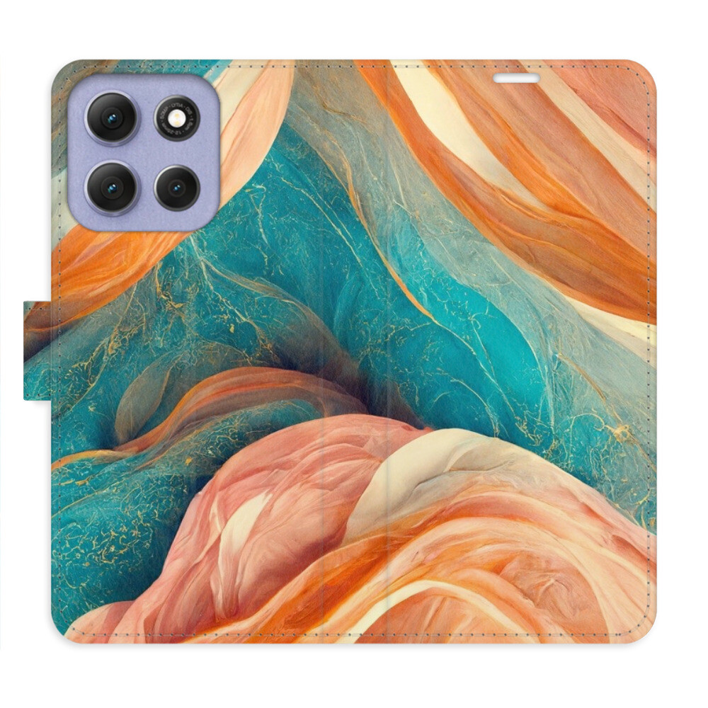 Flipové puzdro iSaprio - Blue and Orange - Motorola Moto G86 5G