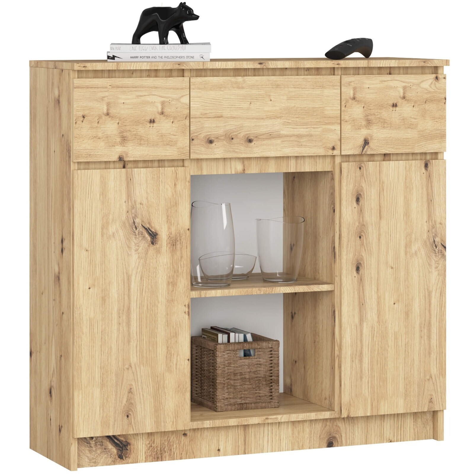 Komoda Baros 100 cm dub - výber z 2 prevedení