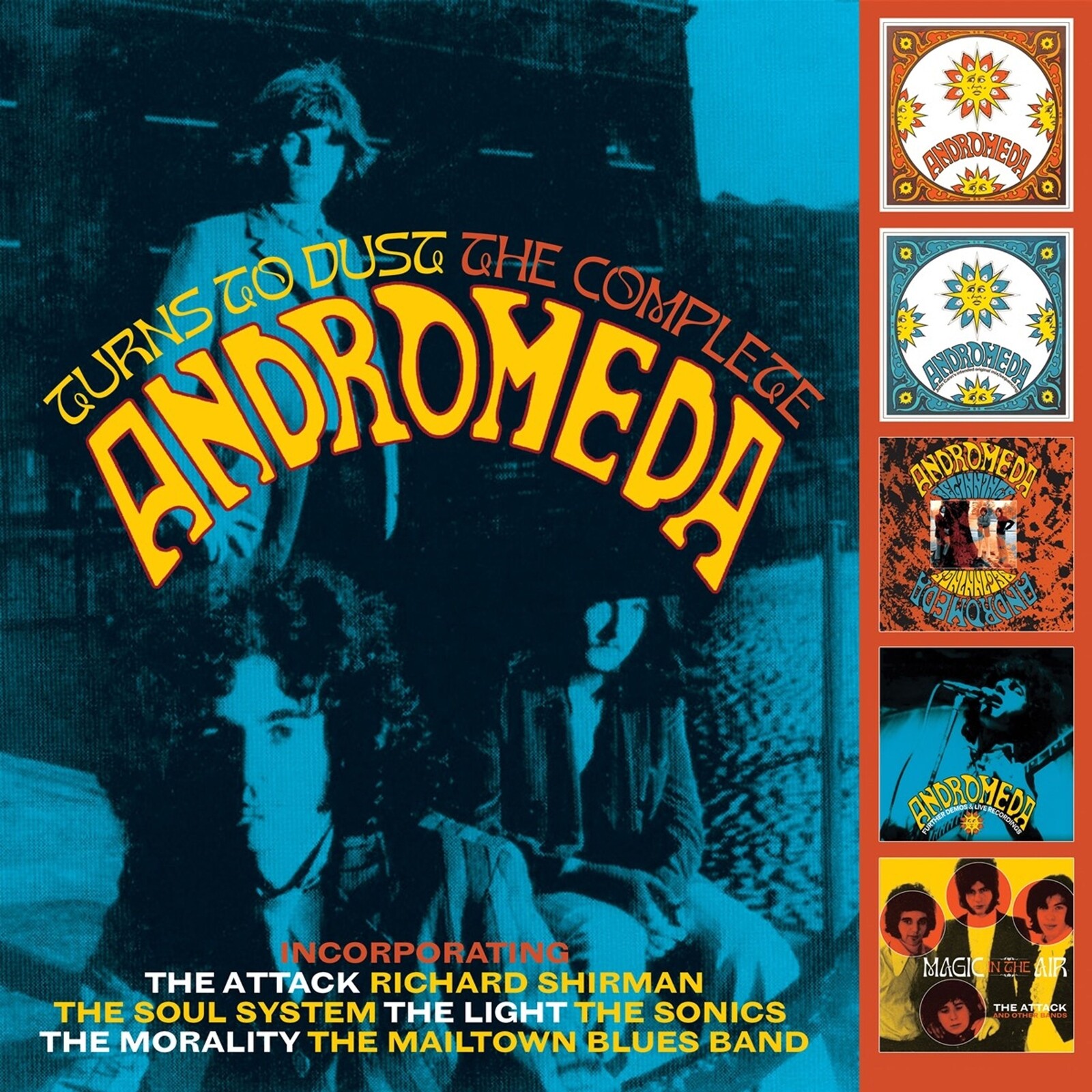 Andromeda, TURNS TO DUST - THE COMPLETE ANDROMEDA, CD