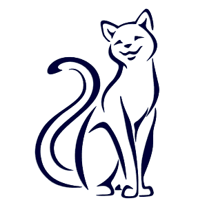 Samolepka na auto veselá mačka