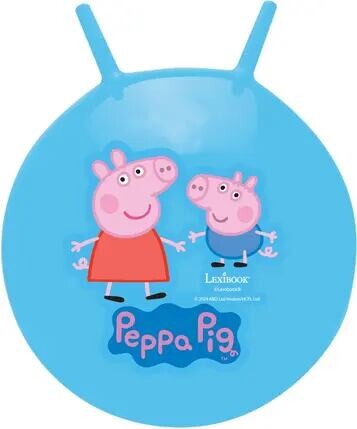 Lexibook Nafukovacia skákacia lopta 45 cm modrá - Prasiatko Peppa