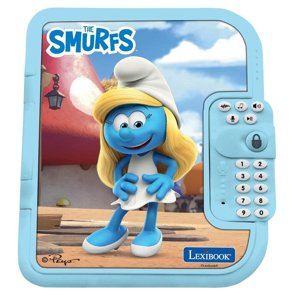 Lexibook Elektronický zápisník Secret Safe Šmolkovia