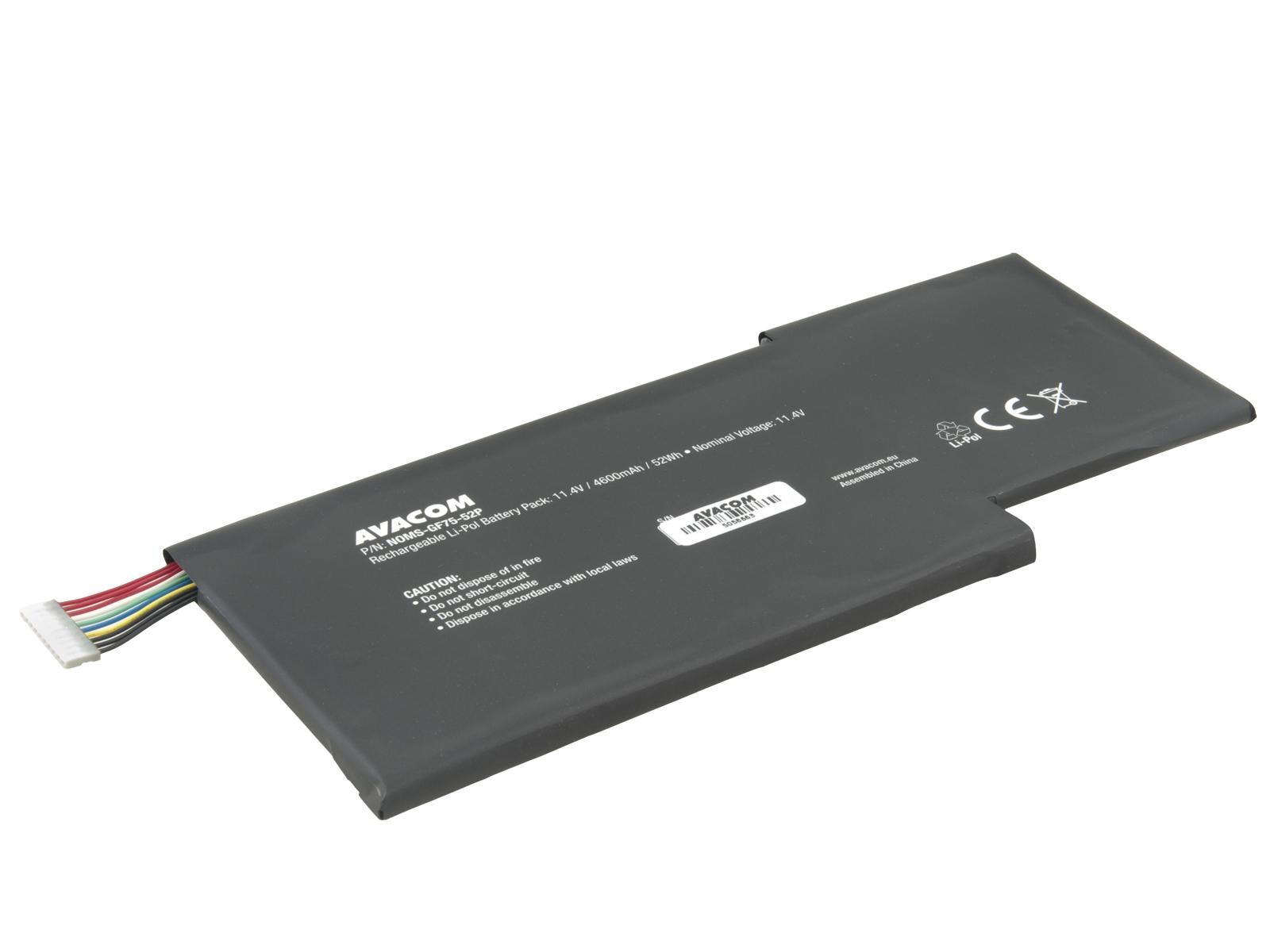 Batéria AVACOM pre MSI GF63, GF75 Li-Pol 11,4 V 4600mAh 52Wh - BTY-M6K
