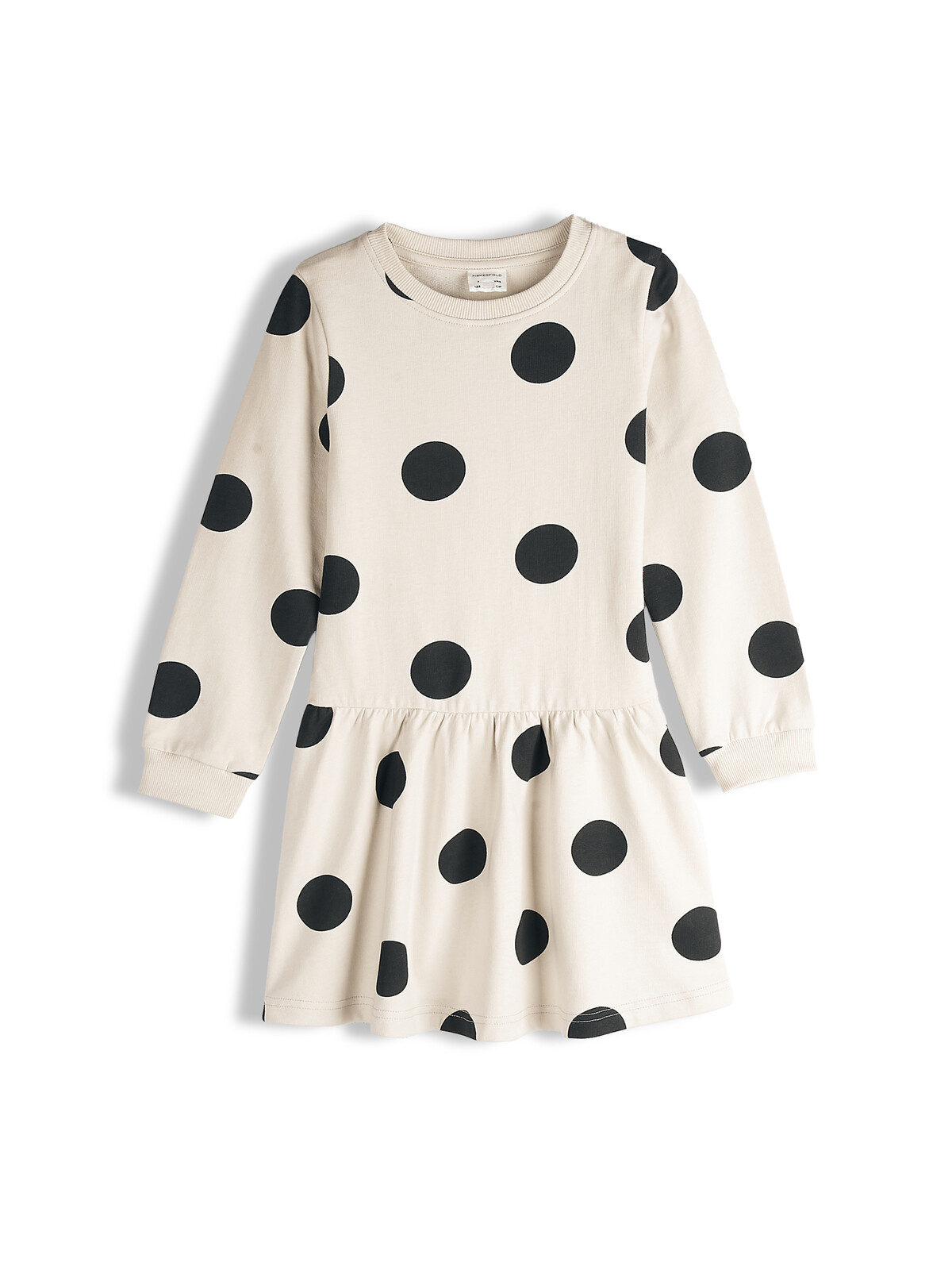 GATE Mikinové bodkované šaty