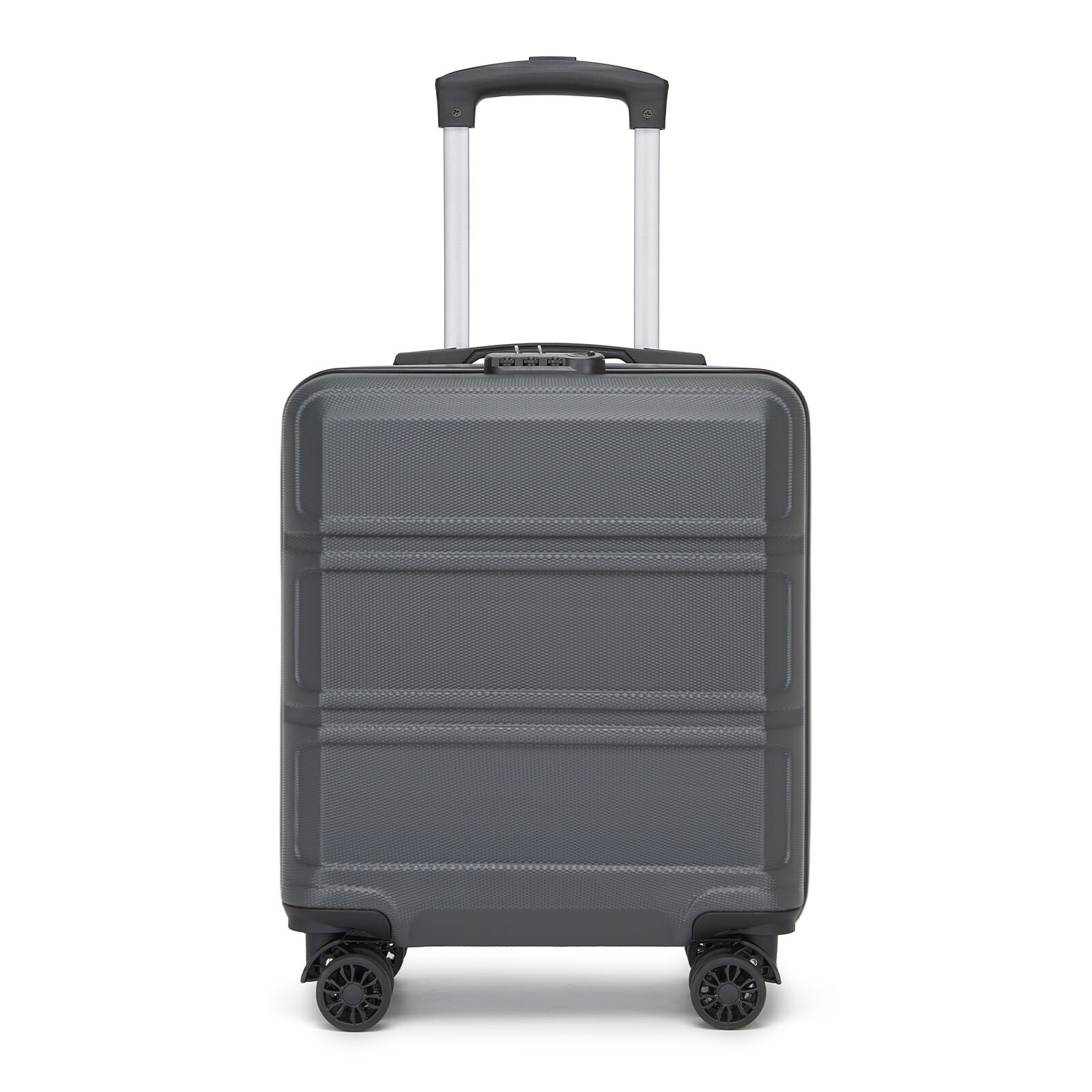 Kompaktný kabínový ABS kufor Kono 28 L - 45x36x20 - sivý