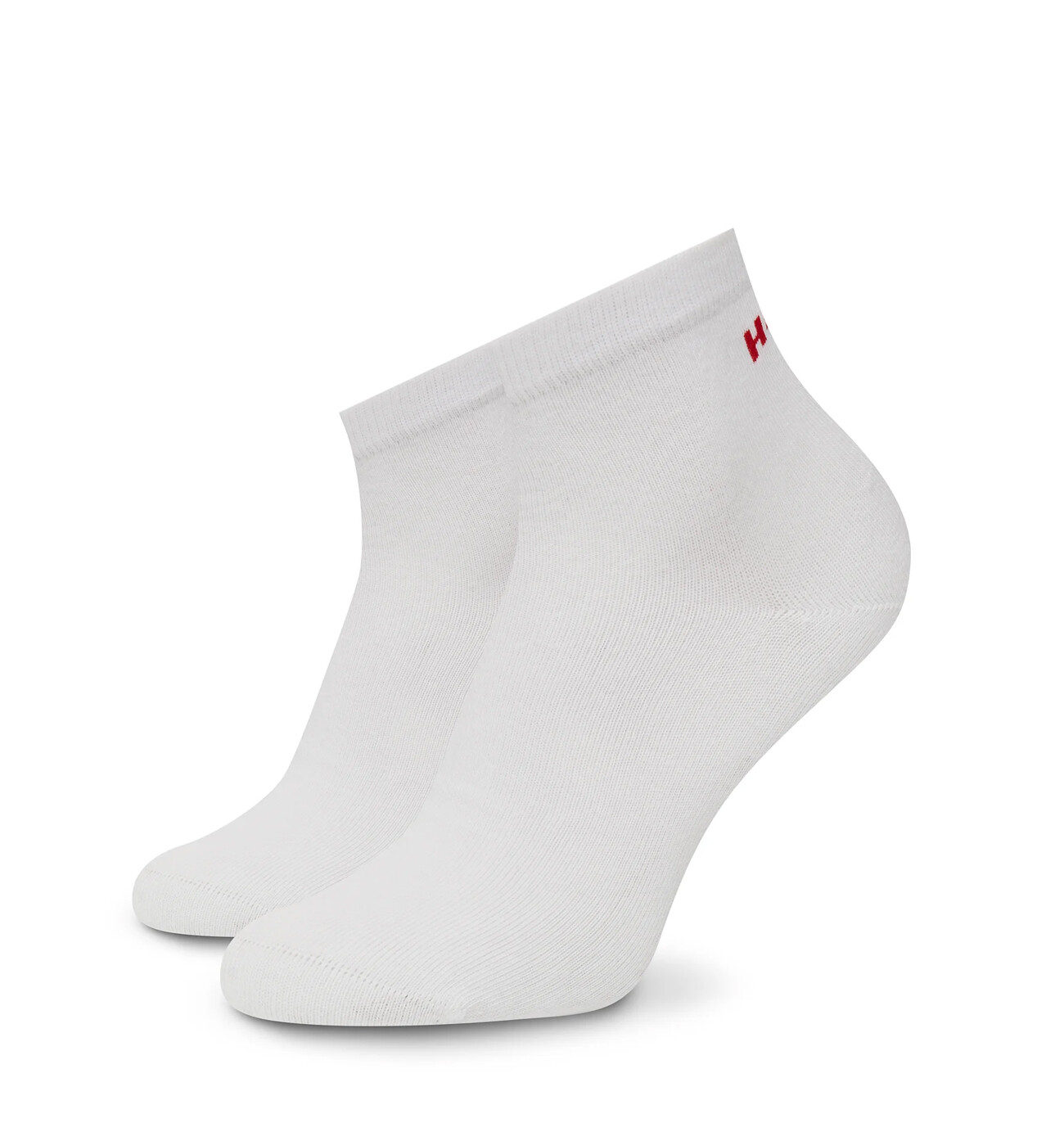 HUGO - ponožky 2PACK biele členkové ponožky s logom HUGO - limitovaná edícia (HUGO BOSS)