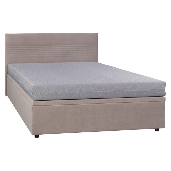 KONDELA Runol 160 manželská posteľ s roštom 160 béžová