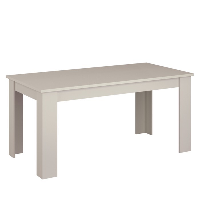 KONDELA Karos 160/210 rozkladací jedálenský stôl kašmír