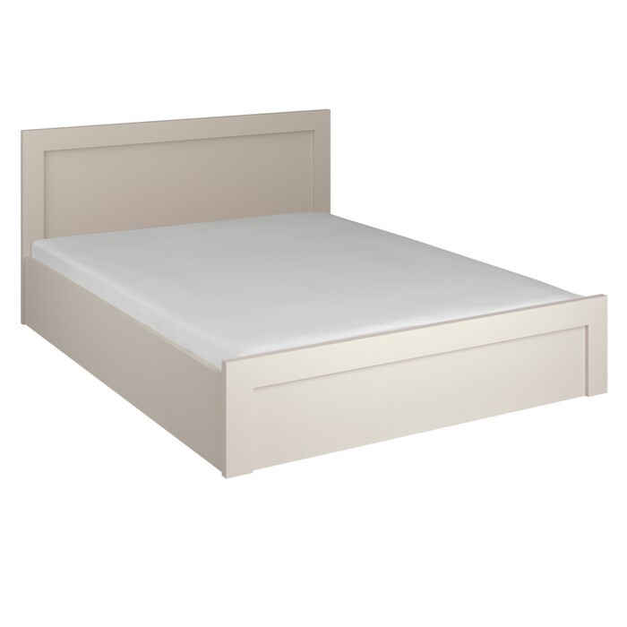 KONDELA Karos 160 manželská posteľ s roštom 160 kašmír