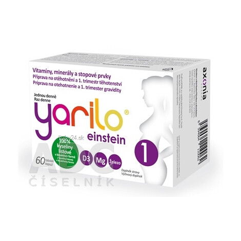 YARILO einstein 1 príprava na tehotenstvo a 1. trimester 60ks