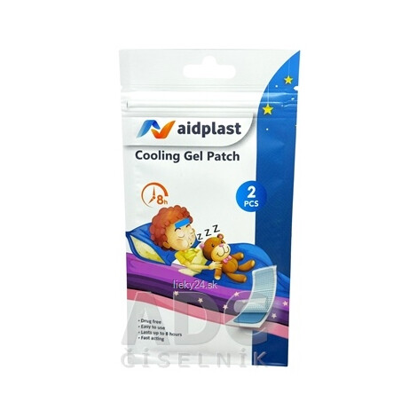 Aidplast Chladivá hydrogélová náplasť 4,2x12cm 2ks