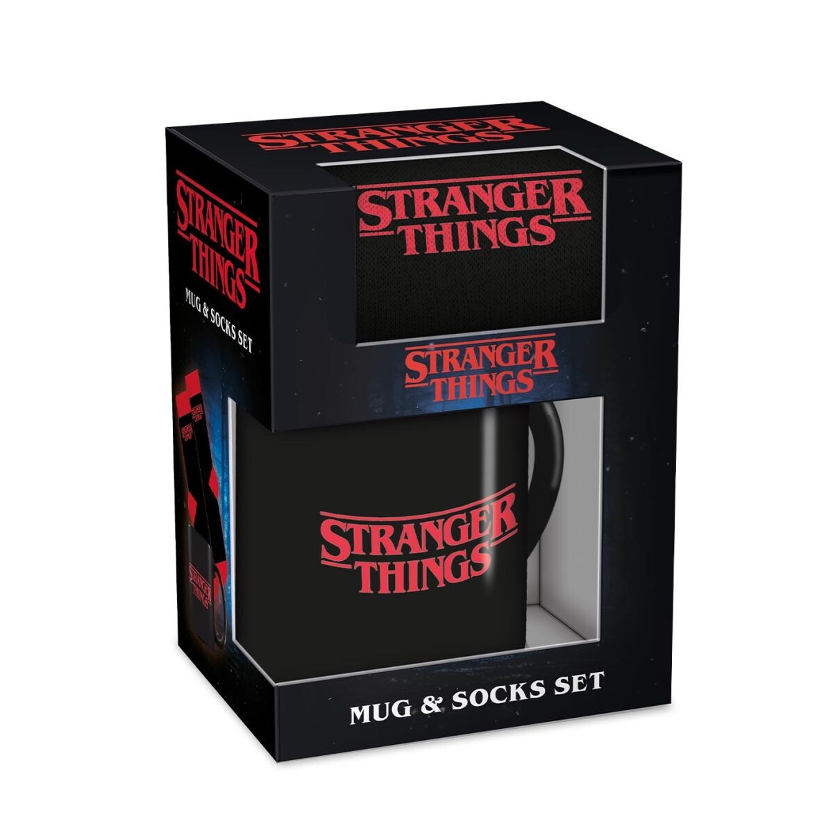 Stranger Things darčekový set (hrnček a ponožky)