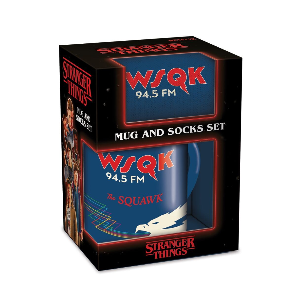 Stranger Things darčekový set (hrnček a ponožky) - WSQK