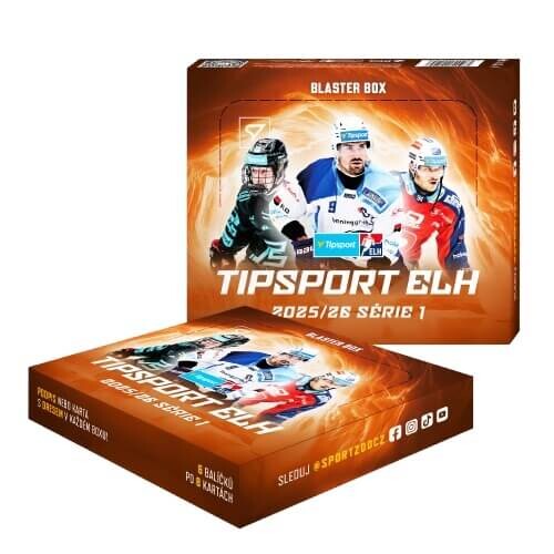 Sportzoo Hokejové karty Tipsport ELH 25/26 Blaster box 1. séria