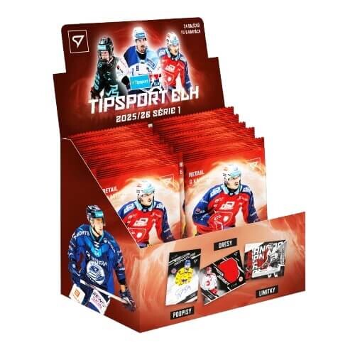 Sportzoo Hokejové karty Tipsport ELH 25/26 Retail box 1. séria