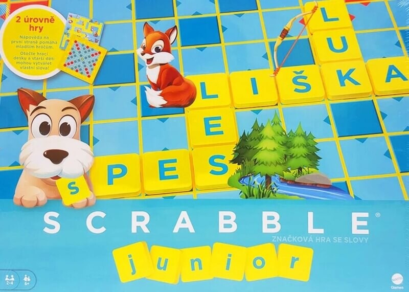 Mattel Scrabble Junior v češtině