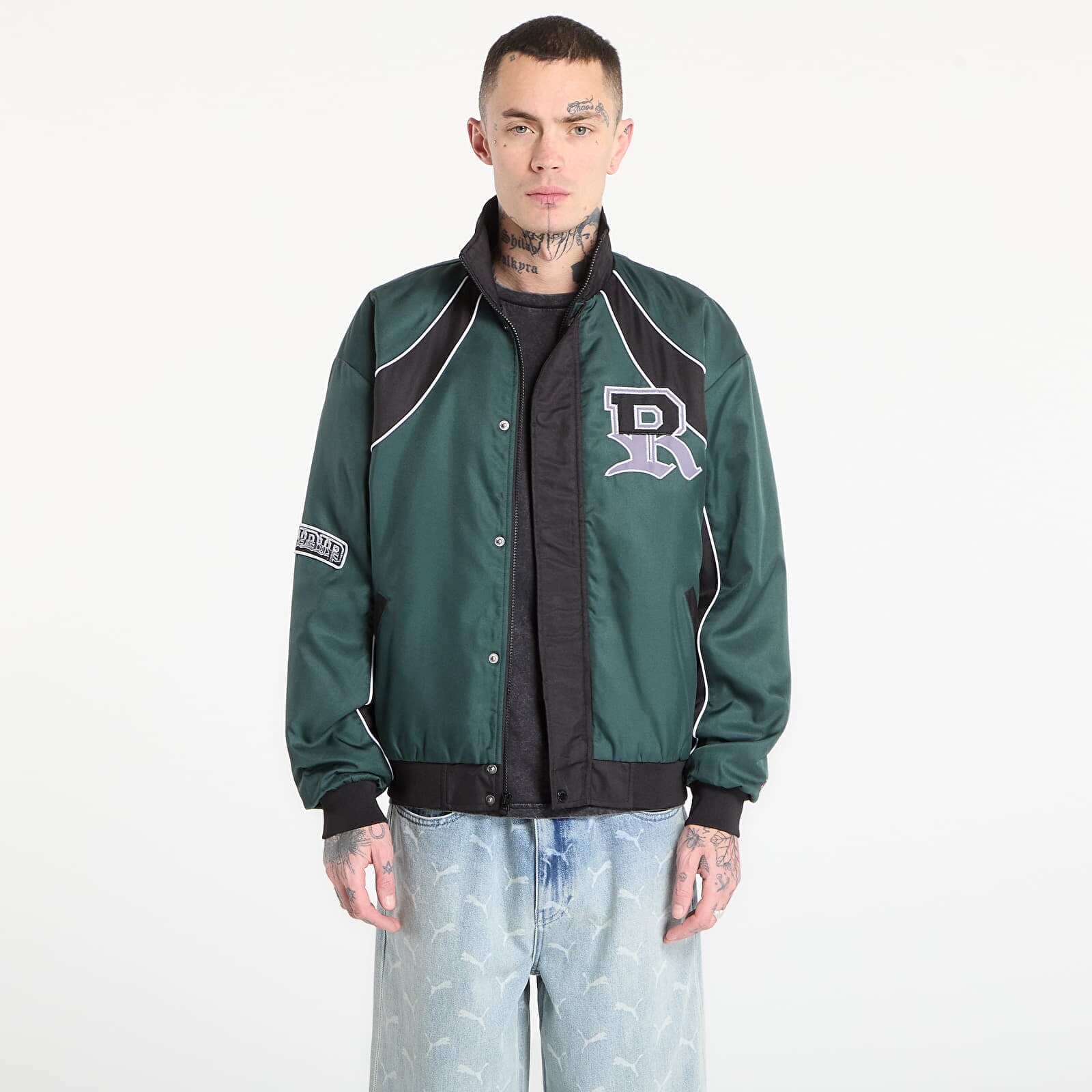 Bunda RIPNDIP Ripndip Athletics Race Jacket Sand/ Charcoal M