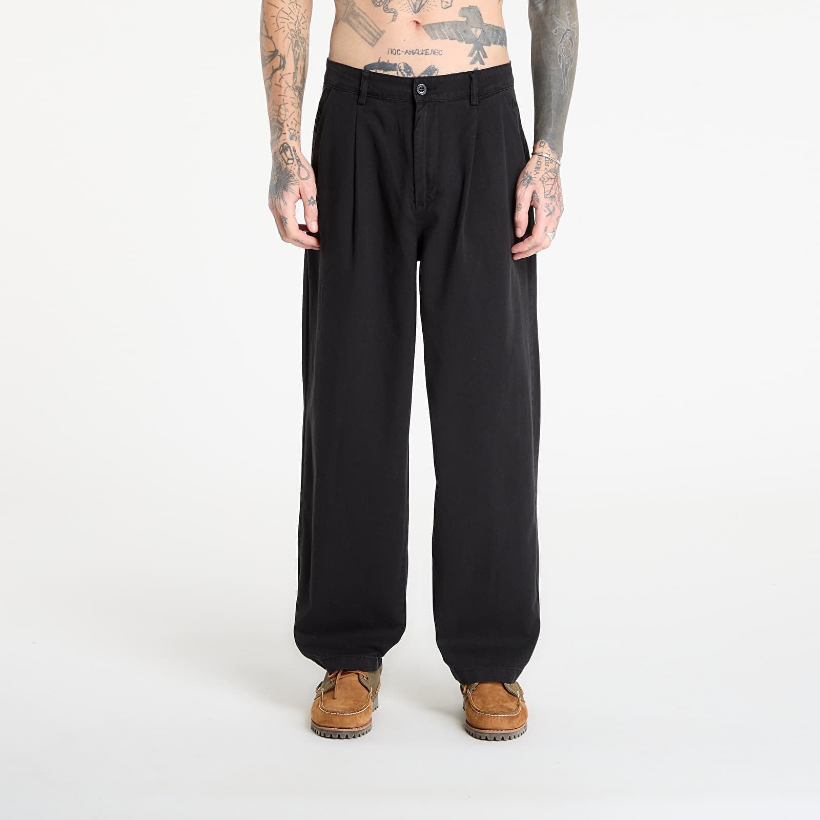 Kalhoty DIME Baggy Chino Pants Black 30
