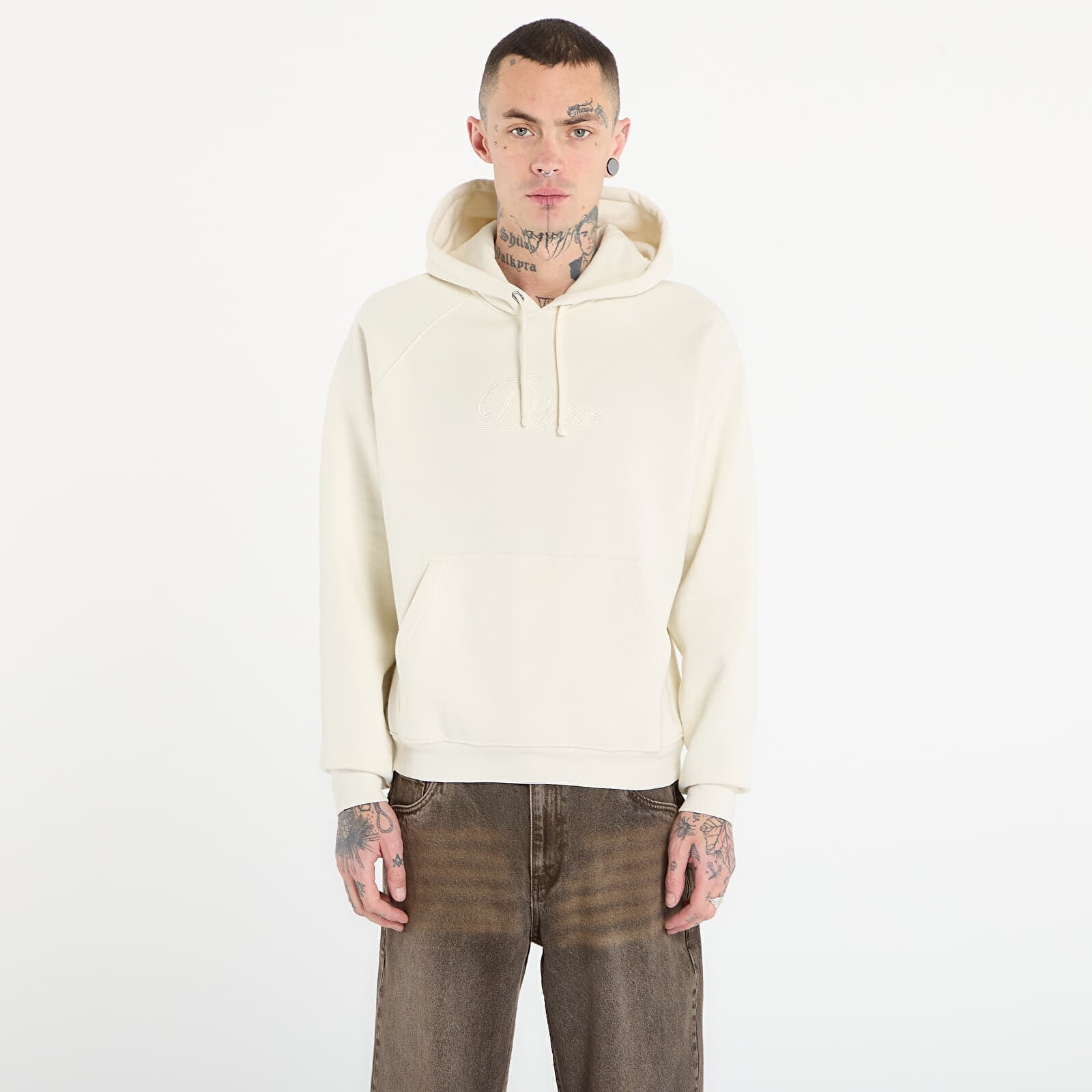 Mikina DIME Cursive Hoodie UNISEX Natural M