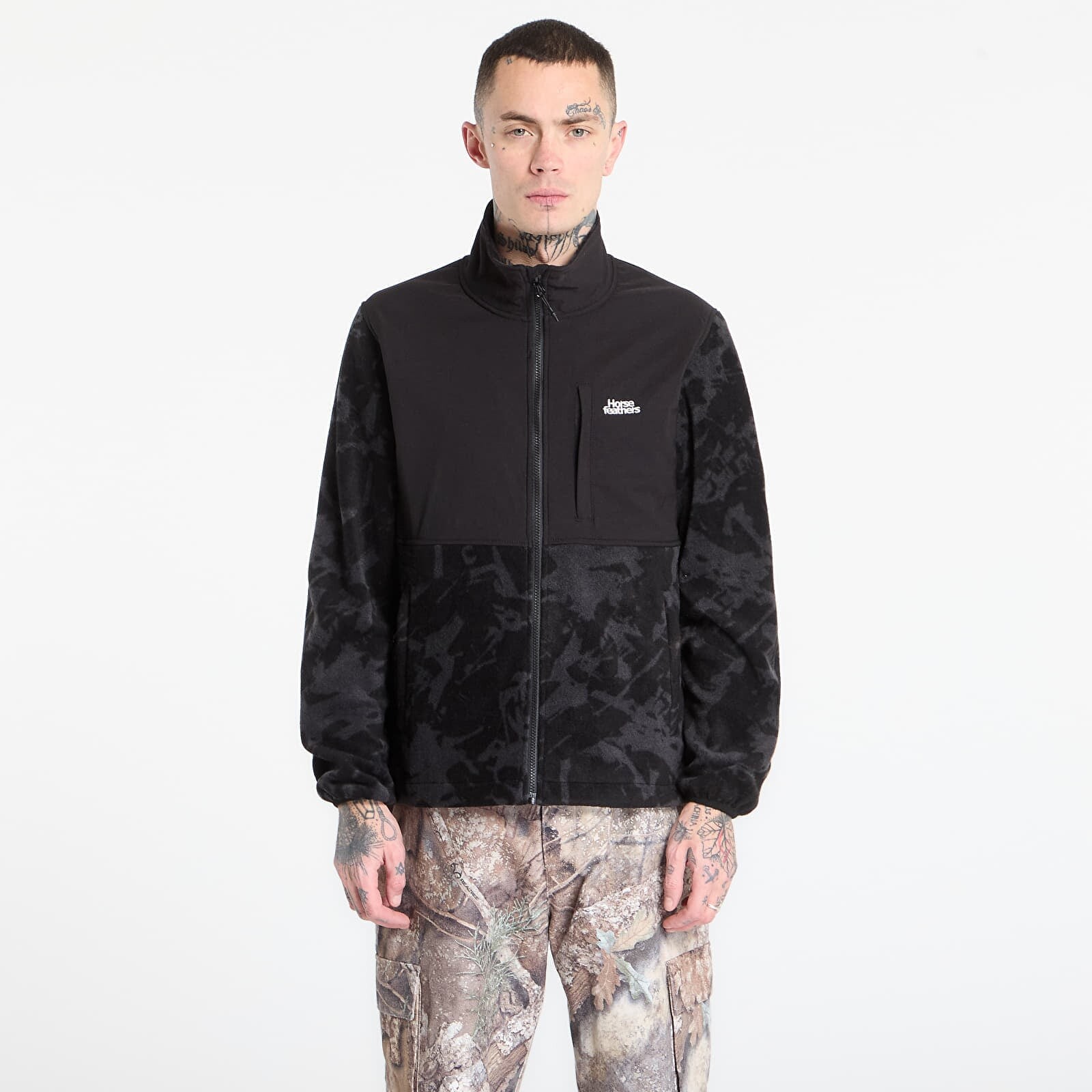 Mikina Horsefeathers Duval Fleece Sweatshirt Asphalt XL