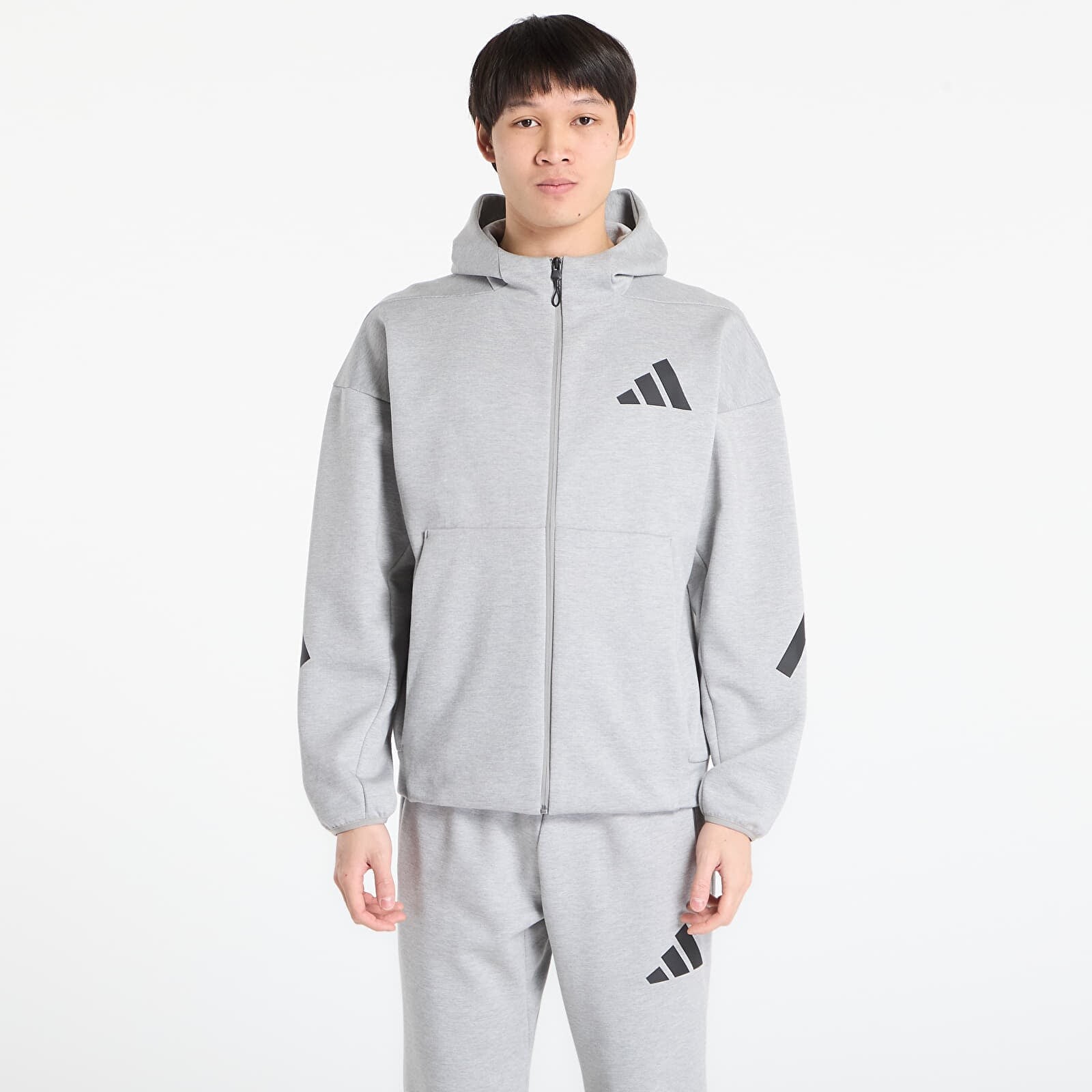 Mikina adidas M Z.N.E. Fz Medium Grey Heather XL
