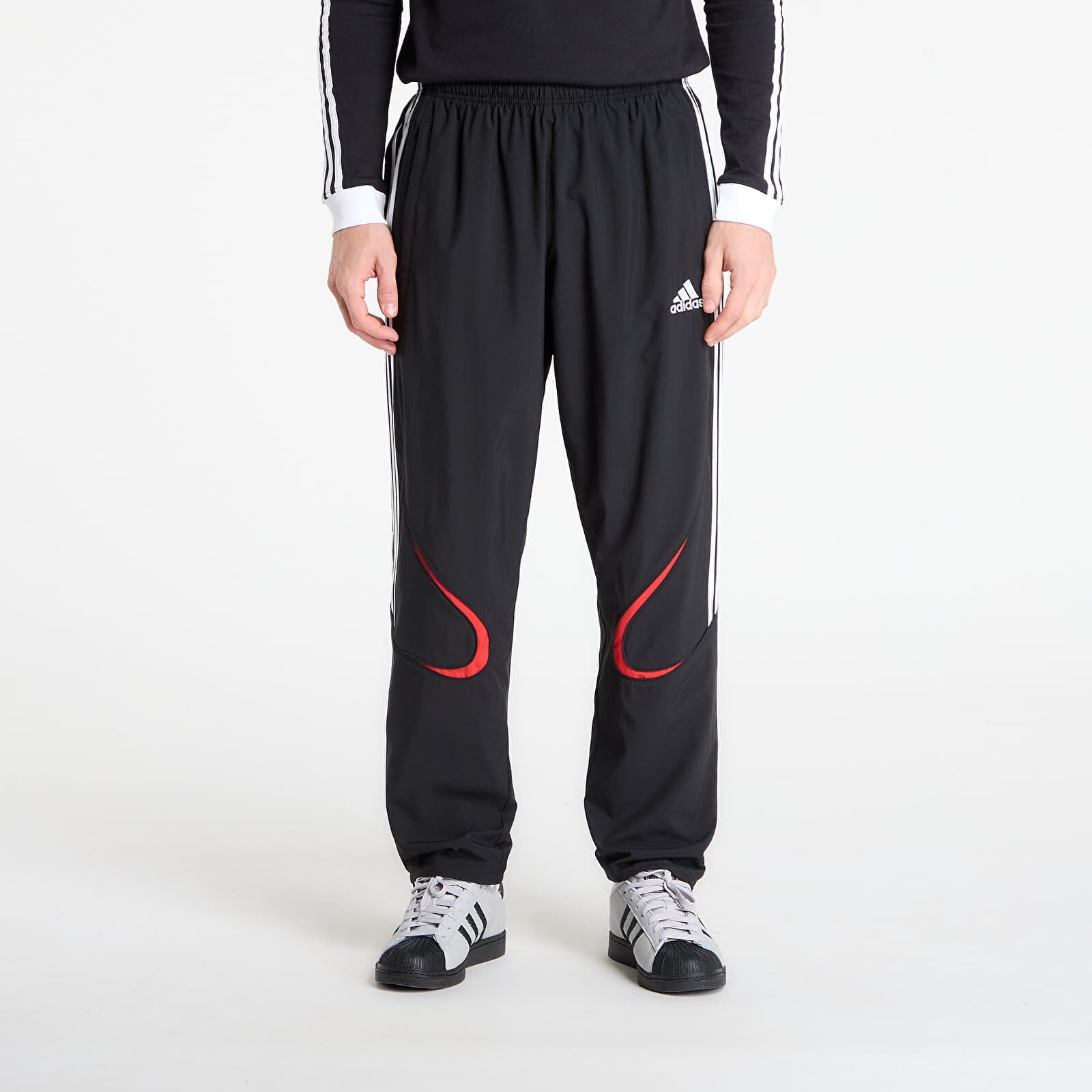 Tepláky adidas Teamgeist Track Pants Black/ White L