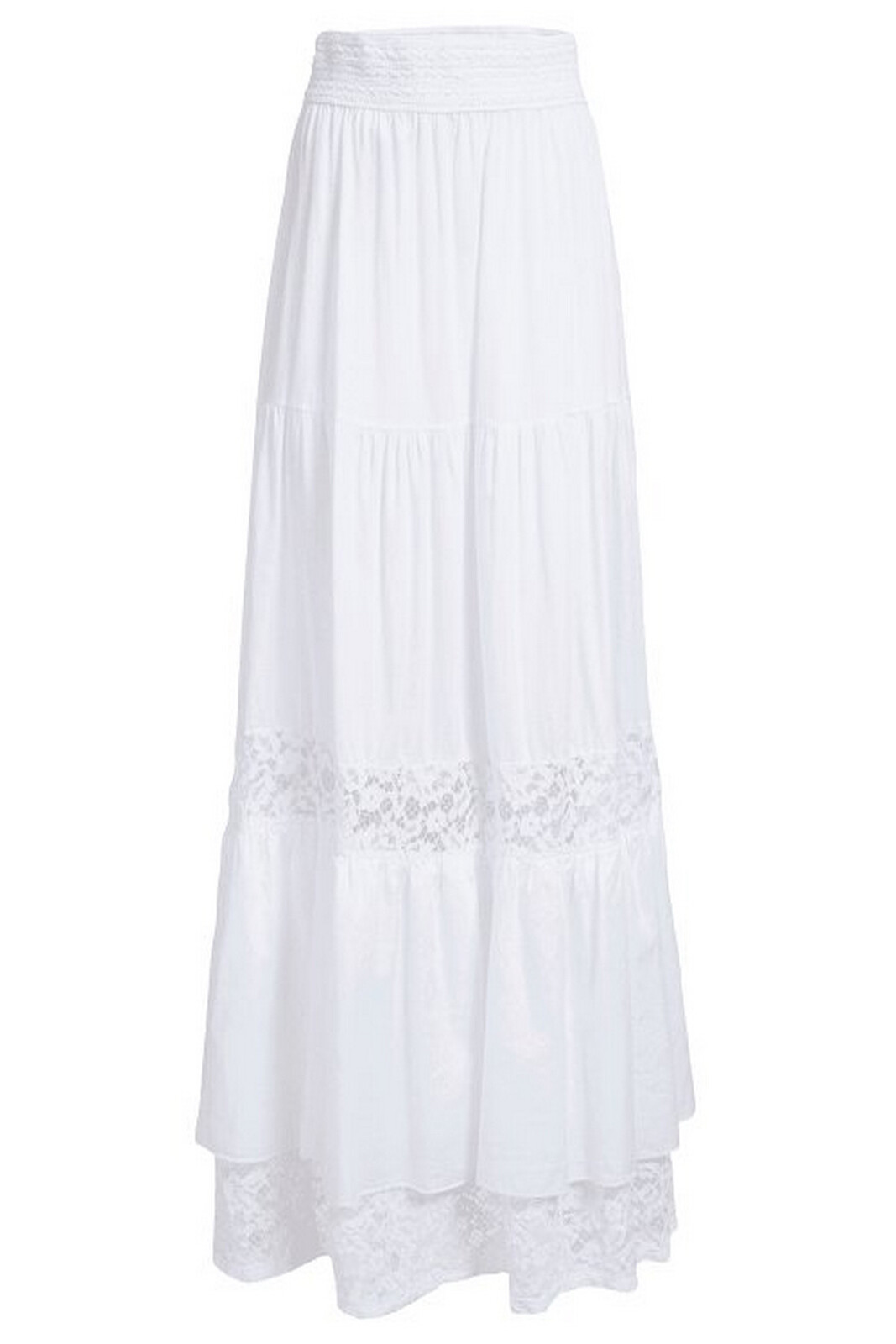 Dámska biela maxi sukňa Guess