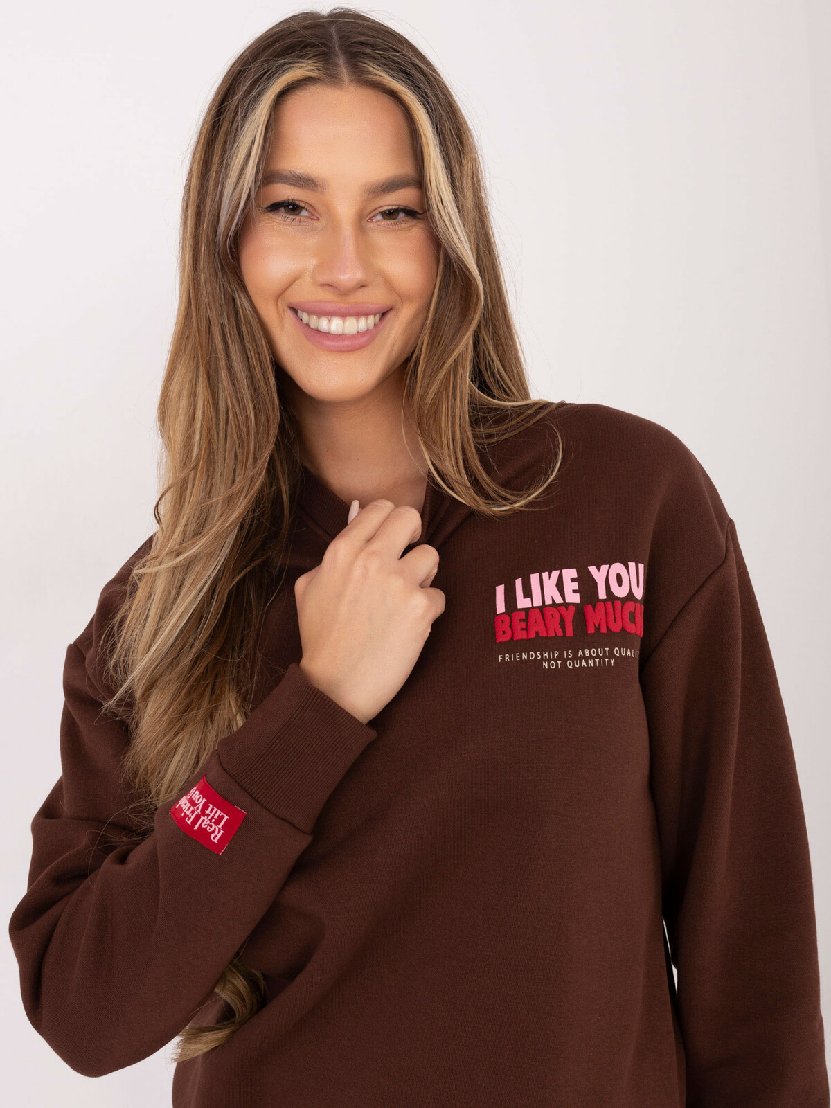 Dámska mikina s potlačou medvedíka