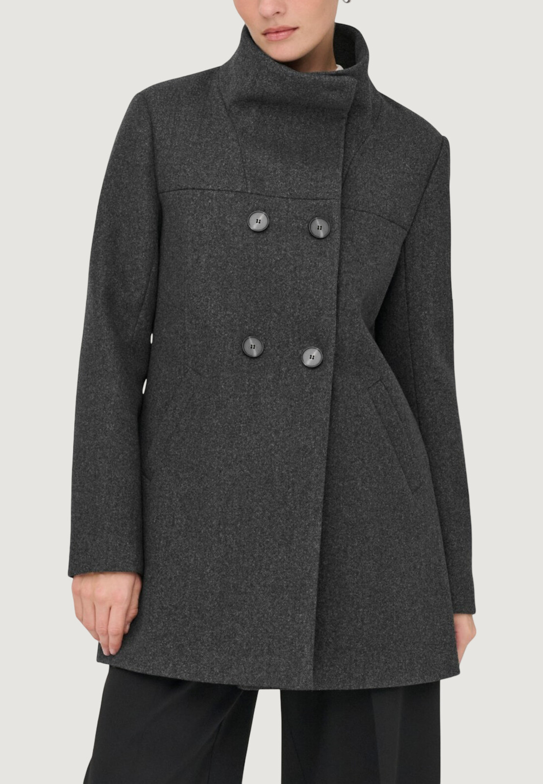 Dámsky kabát Only s gombíkmi